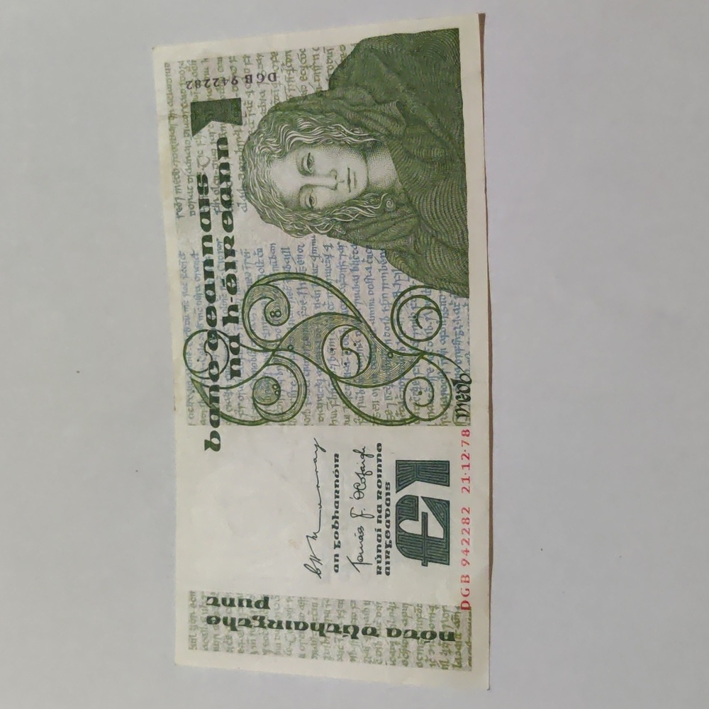 1978 Republic of Ireland Vintage banknote